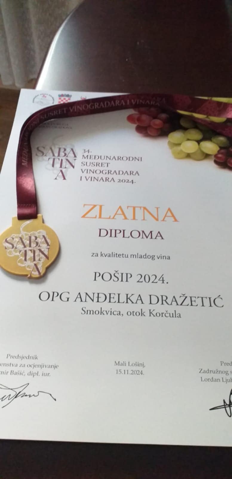 Pošip Adriano vino
